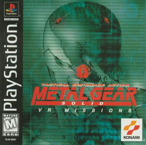 ps1 metal gear solid vr missions box art|mgs1 psp eboot.